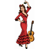 Red Flamenco Dancer