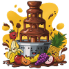 Chocolate Fountain Fruit Parade