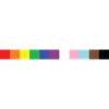 LGBTQ colour medal 