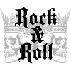 Rock and Roll Crown Skulls