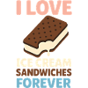 Eis-sandwich-liebhaber Sommerdessert