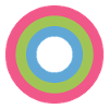  Concentric Ring Palette LGBTQ polysexual