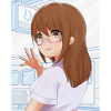 Mädchen mit Brille für Anime-Fans