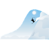 Ski dans les nuages