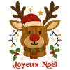 Reindeer Knitted Merry Christmas