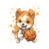 Kleiner Corgi Balljäger