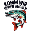 Come on, let's go fishing, pike