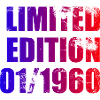 66th Birthday Limited Edition 01/1960