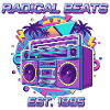 Radical Beats – 80s Retro Boombox Design