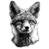 Polarfuchs Schneefuchs Eisfuchs Süßer Weißer Fuchs
