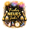 Happy New Year Countdown Fireworks