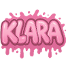 Graffiti KLARA Name, ideal printable gift