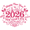 Feiern Sie Silvester-Feuerwerksdesign 2026