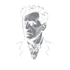 Wittgenstein Logic Quote Portrait