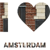 Amsterdam Brick Heart Emblem Tee