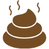 Brown Steaming Emoticon Pile