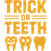 T-shirts Halloween Trick or Teeth