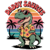Daddy Saurus Dinosaur 
