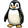 Cuddly Penguin Cartoon