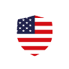 Brooklyn USA Shield with Flag