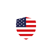 Patriotic USA Football Shield