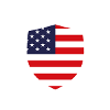 American Flag Shield Hawaii