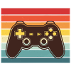 Retro Rainbow ControllerVintage videospelskontroll