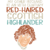 Red-Haired Scottish Highlander Husband Design