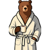 Tired Bear - Coffee
