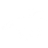 Cavalier Silhouette Gallop Amour Blanc