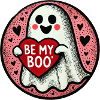 Be My Boo Ghost Heart