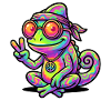 Hippie Chameleon 70s 1970s 60s Party
