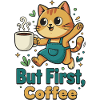 Coffee First Cat