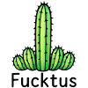 Funny Cactus Pun Illustration – "Fucktus"
