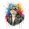 Cat with Sunglasses, Cool Cat