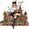 Pin-up russe de Moscou