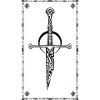 Gothic Zebra Sword
