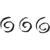 Triple Brush Circles