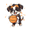 Basketball Puppy Game Fun