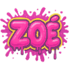 Graffiti Zoe Name Gift Ideal Printable