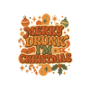 Merry Drunk I'm Christmas Retro