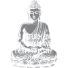 Self Sanctuary Buddha Quote Design