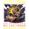 Funny Gaming Gamer Capybara