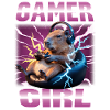 Funny Gaming Gamer Capybara