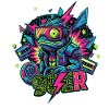 Neopunk Frog