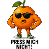 Don't press me orange