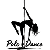 Pole Dance Poledancerin Silhouette Geschenk