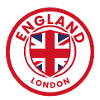 English Flag Shield London Motif