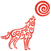 The wolf and the red moon
