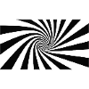 Hypnotic Black Spiral